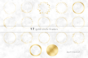 Gold & Rose Gold Circle Frames, an Object Graphic by Palette Pursuit (Thumbnail 5 of 7)