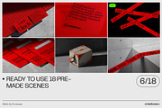 Duct tape & Box mockups, a Packaging Mockup by Creatoom (Thumbnail 2 of 12)