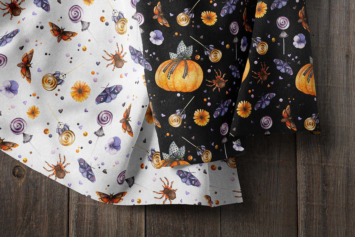 Watercolor Halloween Clipart, an Object Graphic by Valin Malin (Photo 12 of 14)