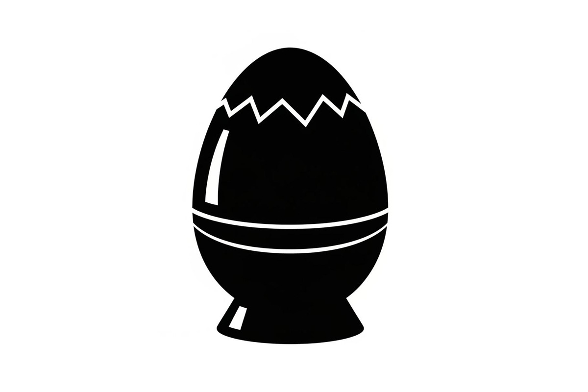 50 Easter Egg Bunny Silhouette, an Illustration by jahid234 (Photo 49 of 51)