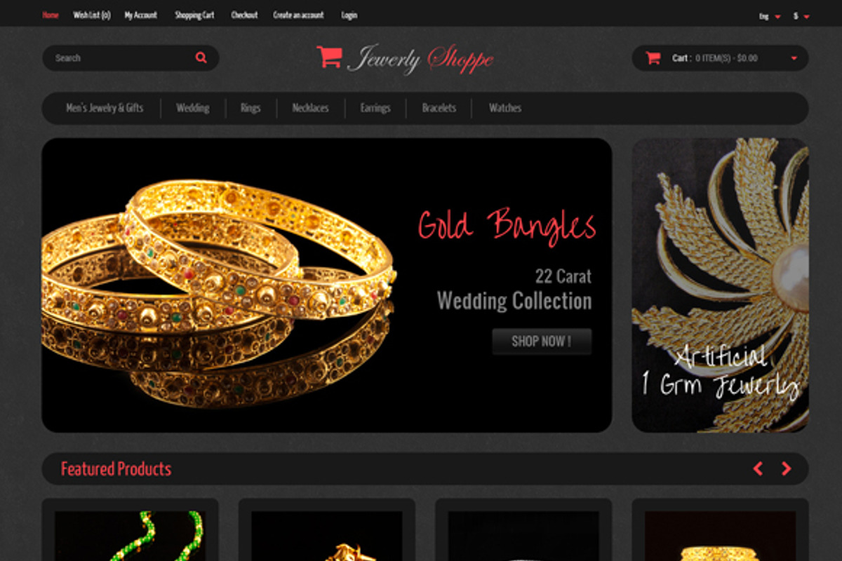 Grocery-Jewelry E-Commerce Bootstrap, a Bootstrap Template by Sainath Chillapuram (Photo 3 of 3)