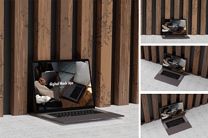 Laptop Mockup, an Android Mockup by kebunmockup