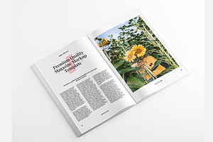 Magazine Mockup Layout