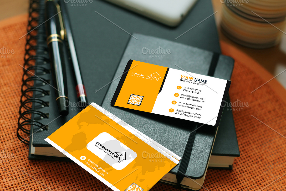 Business Card Template in psd preview 4