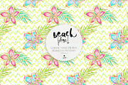 Chevron Stripped Tropical Patterns, a Pattern Graphic by KaramfilaS (Thumbnail 7 of 15)