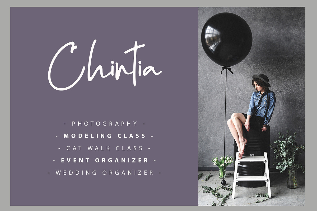 Enthusiast Behavior - Stylish Font preview 3