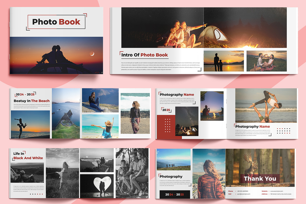 Creative Photobook Design Layout, a Magazine Template by MightyDesign (Photo 1 of 9)