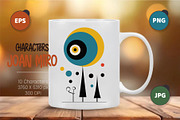 Characters in the style of Joan Miro, an Animal Illustration by KENO Mascots (Thumbnail 2 of 5)