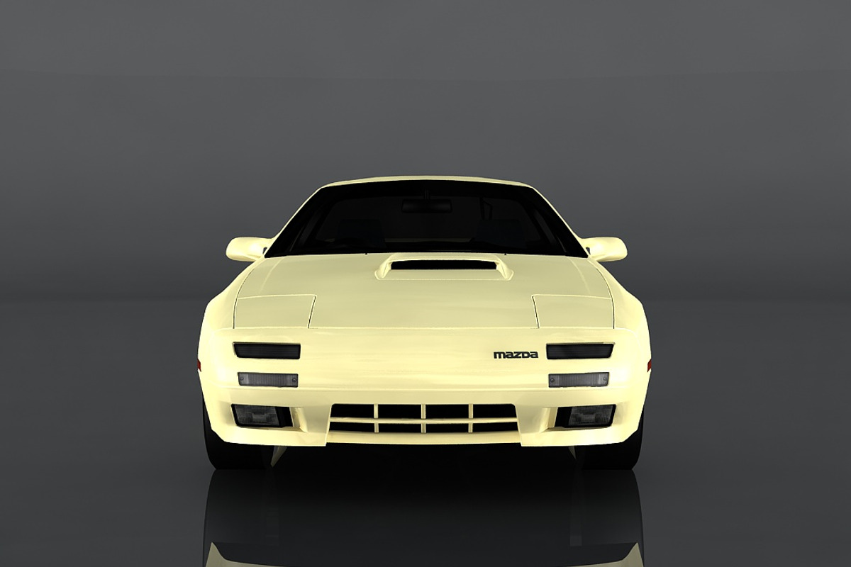 1990 Mazda RX-7, a Cars & Vehicle 3D Model by valtriiu (Photo 2 of 12)