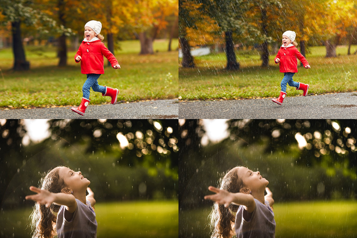 Realistic Rain Overlays, an Object Graphic by DreamyOverlay (Photo 4 of 7)
