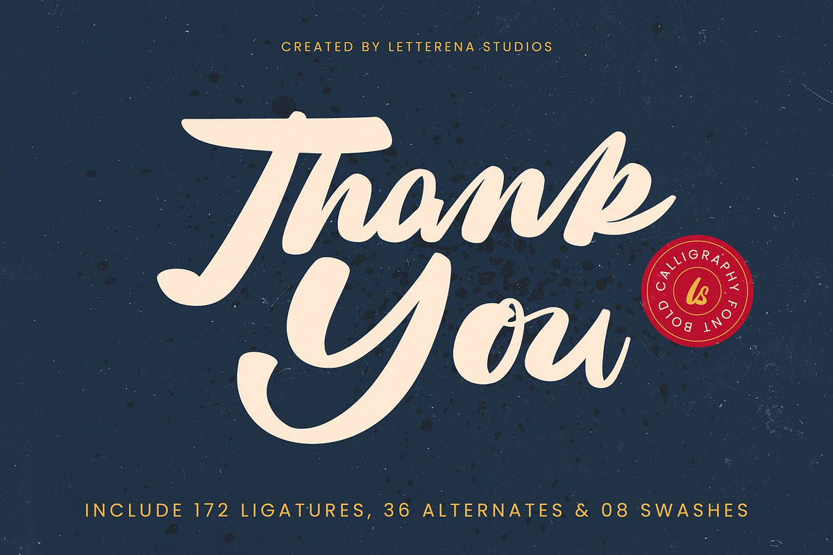 Replant United Bold Calligraphy Font, a Font by Letterena Studios Script (Photo 20 of 20)