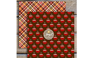 Hot Cocoa Digital Papers and Clipart, a Pattern Graphic by JennyL Designs (Thumbnail 5 of 5)