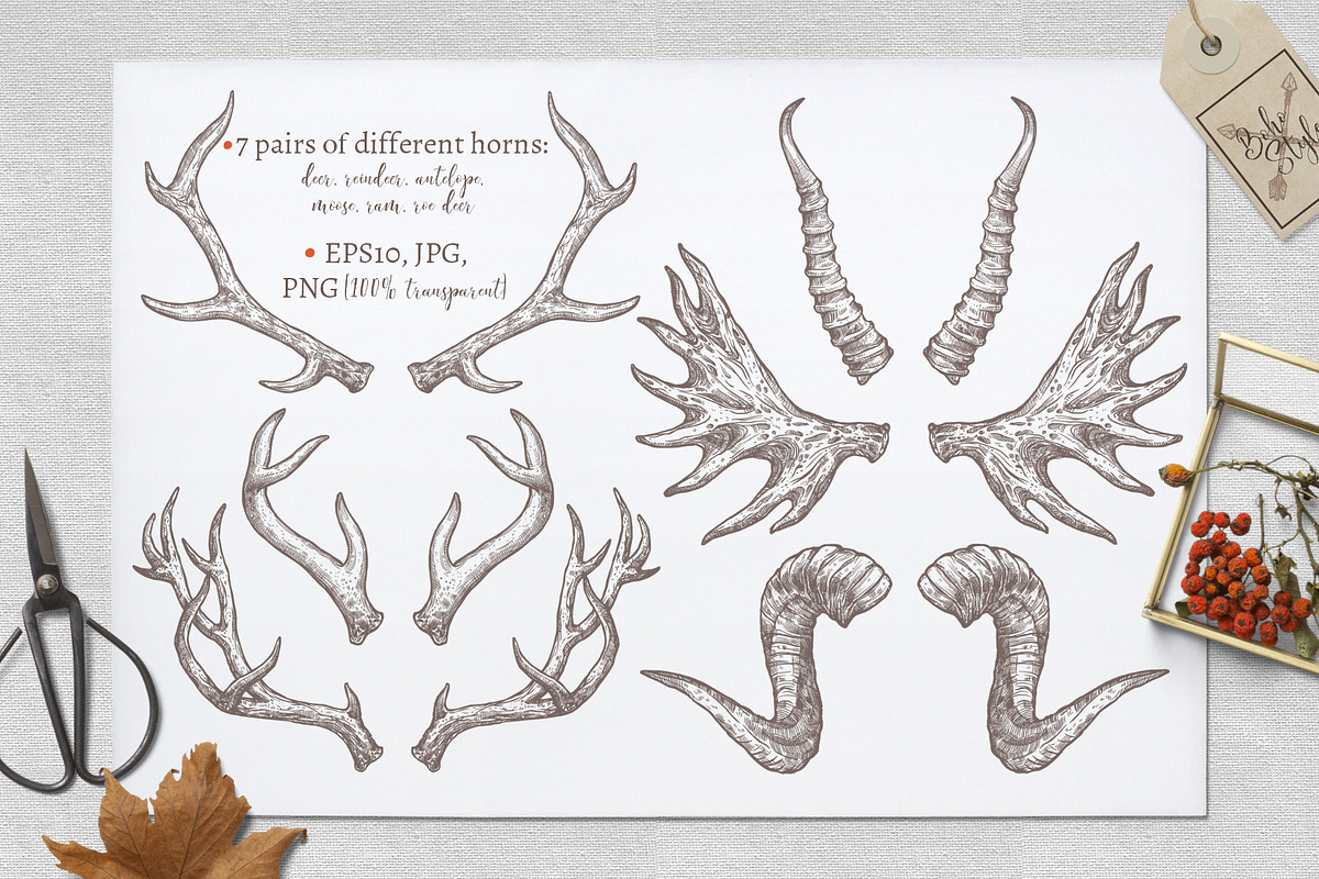 Boho And Tribal Graphic Collection, an Illustration by alexrockheart (Photo 4 of 9)