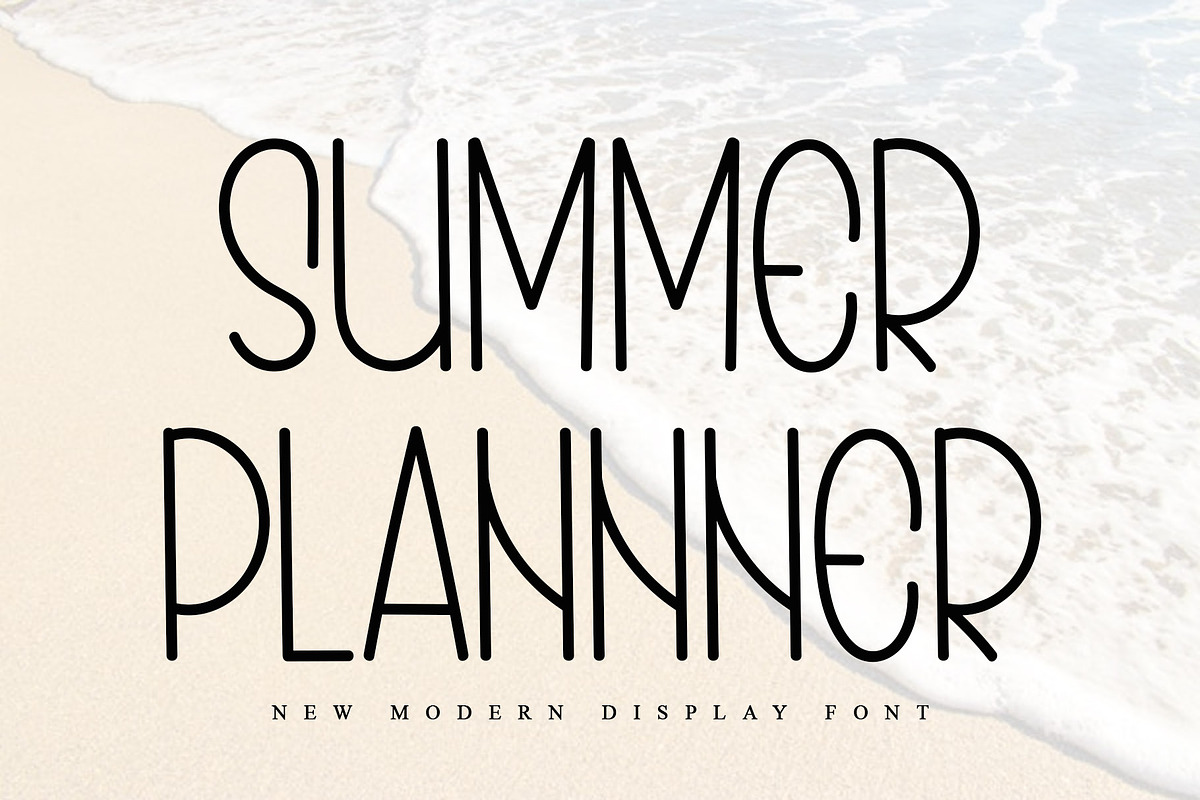 SUMMER PLANNER, a Handwritten Font by InermediaSTUDIO (Photo 5 of 6)