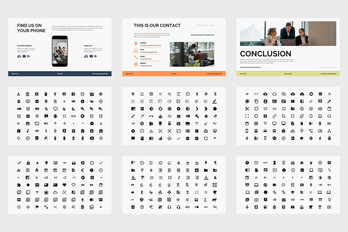 Abina : Pitch Deck Keynote, a Presentation Template by Punkl Camp (Photo 9 of 9)