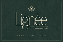 Lignée – High Fashion Sans Serif