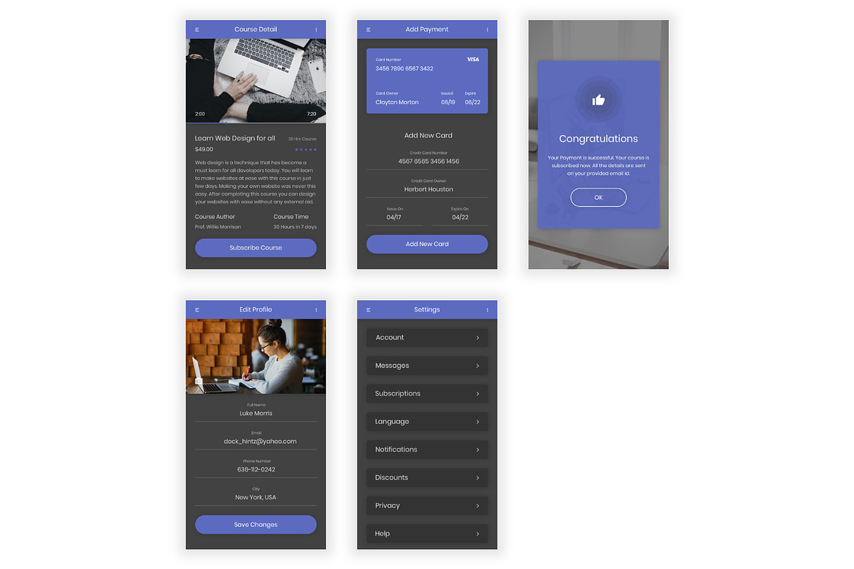 Prep - Online Learning UI Kit, an UI Kit Template by themelove