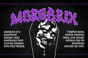 CS Murder – Black Metal Font, a Blackletter Font by Craft Supply Co. (Thumbnail 2 of 8)