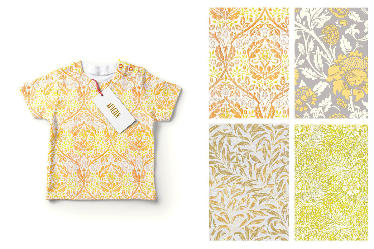 William Morris Seamless Patterns 5, a Pattern Graphic by ARTOZEN DIGITAL (Photo 13 of 19)