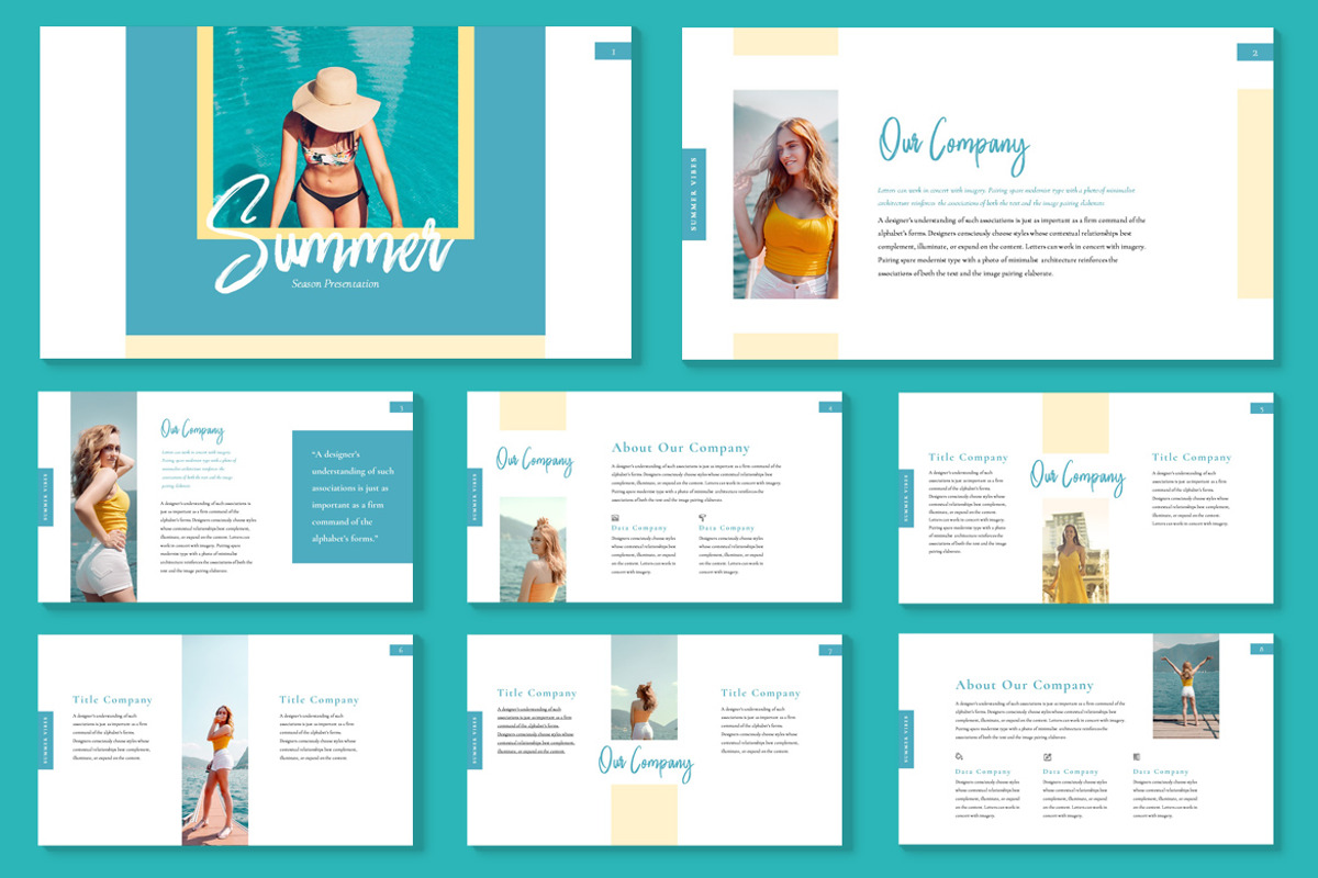 Summer Season - Keynote, a Presentation Template by feydesign (Photo 2 of 9)