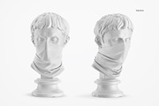 Neck Gaiter on Sculpture Mockup, a Mask Mockup by HelenStock (Thumbnail 8 of 9)
