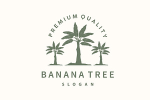 Banana Tree Logo, Banana Tree Simple, a Branding & Logo Template by Maylianaw28