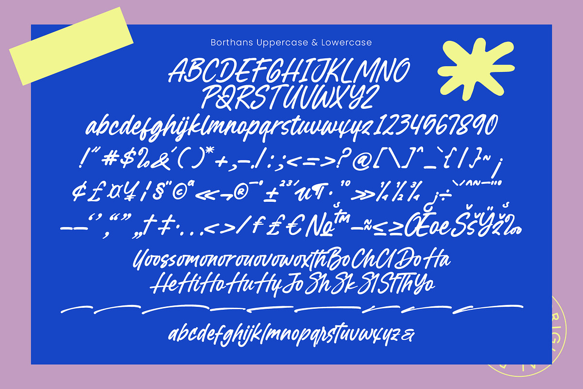 Borthans Modern Handwritten Font, a Script Font by Letterena Studios Script (Photo 10 of 10)
