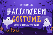 Halloween Custome - Halloween Font, a Handwritten Font by Umitype (Thumbnail 1 of 8)
