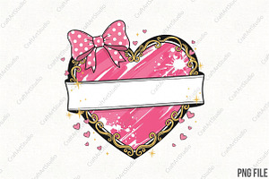 Personalized Name Valentine’s Day, an Illustration by CraftArtStudio