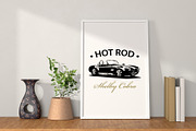 T-Shirt Print of Hot Rod Cobra Car, a Transportation Illustration by Plaid4You (Thumbnail 8 of 10)