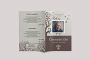 Funeral Program | Ms Word Version, a Brochure Template by GreenPixi (Thumbnail 3 of 4)
