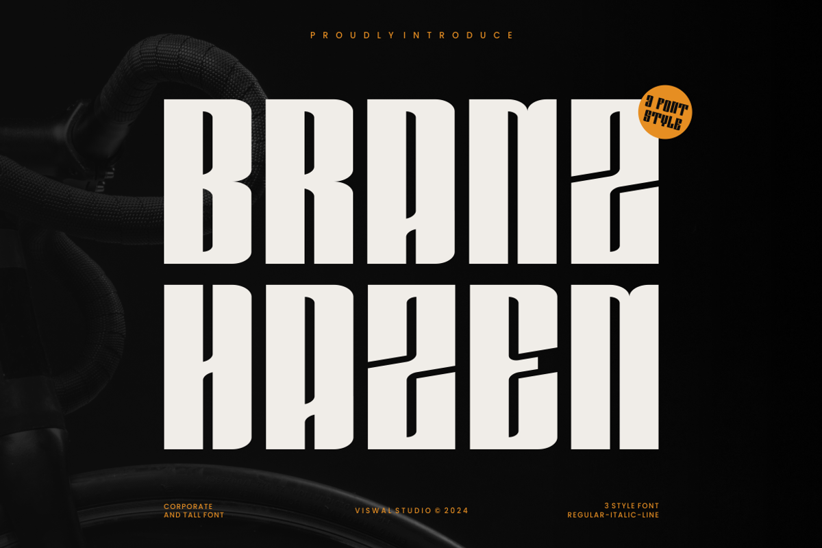 Branz Hazen - Modern Font, a Sans Serif Font by Viswal Studio (Photo 1 of 10)