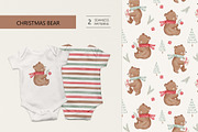 Christmas bear, a Pattern Graphic by Olena Kuznietsova (Thumbnail 1 of 10)