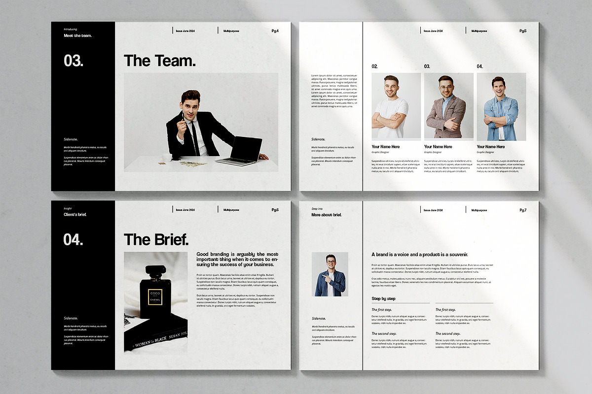 BOLD | Brand Guidelines, a Brochure Template by Analogi Studio (Photo 6 of 21)