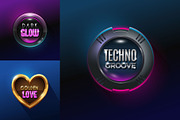3D Vector Badges Collection Vol 2, a Branding & Logo Template by Bagstudio Shop (Thumbnail 1 of 3)