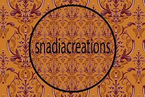 Nouveau Bloom, a Pattern Graphic by snadiacreations