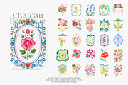 Chateau Botanique Clipart Set, a Decorative Illustration by Patishop Art (Thumbnail 3 of 14)