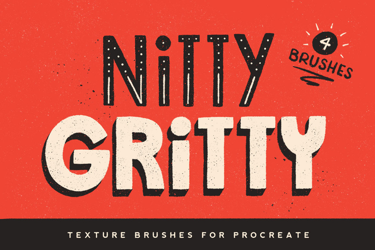 Nitty Gritty Procreate Brushes, a Brush Add-On by Jamie Bartlett (Photo 1 of 4)