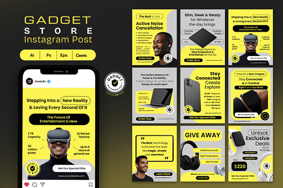 Gadget Store - Instagram Post preview 5