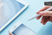 iPad Pro Photo Mockup Set - 7 PSD, an iPhone Mockup by mockupgeek (Thumbnail 7 of 7)