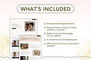 Esthetician Website Template, a Squarespace Template by Pretty Boss Designs (Thumbnail 2 of 6)