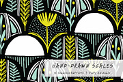 Hand Drawn Scale | Seamless Patterns, a Pattern Graphic by The Collective Studio (Thumbnail 1 of 8)
