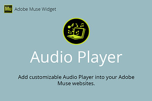 Audio Player Adobe Muse Widget