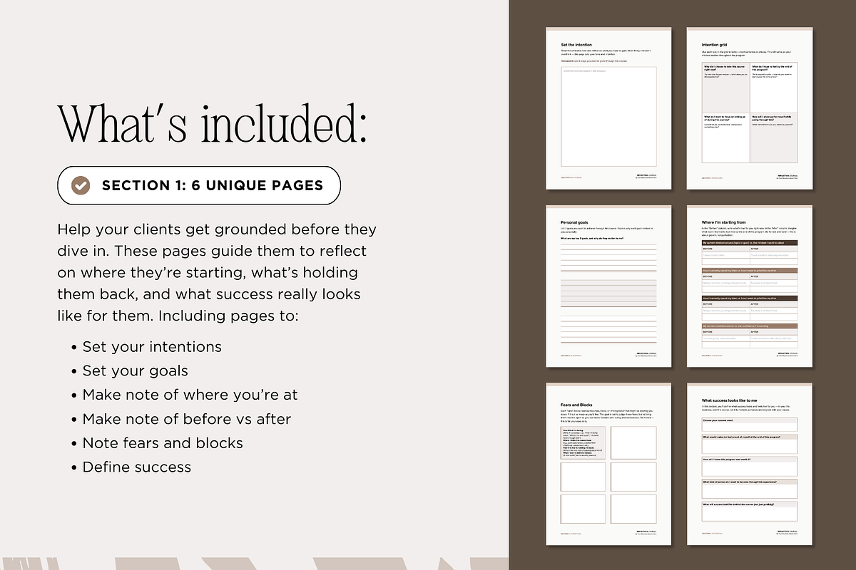 Fillable Reflection Journal Workbook, a Presentation Template by Our Polished Pages (Photo 10 of 20)