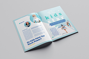 Kids Magazine Template, a Magazine Template by Designsoul14 (Thumbnail 4 of 12)