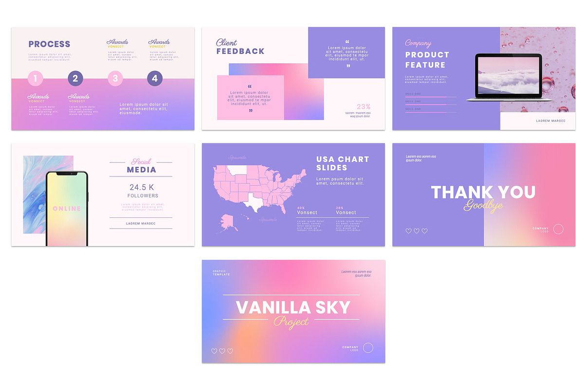 Vanilla Sky - Presentation template, a Presentation Template by Chanut is industries (Photo 5 of 7)