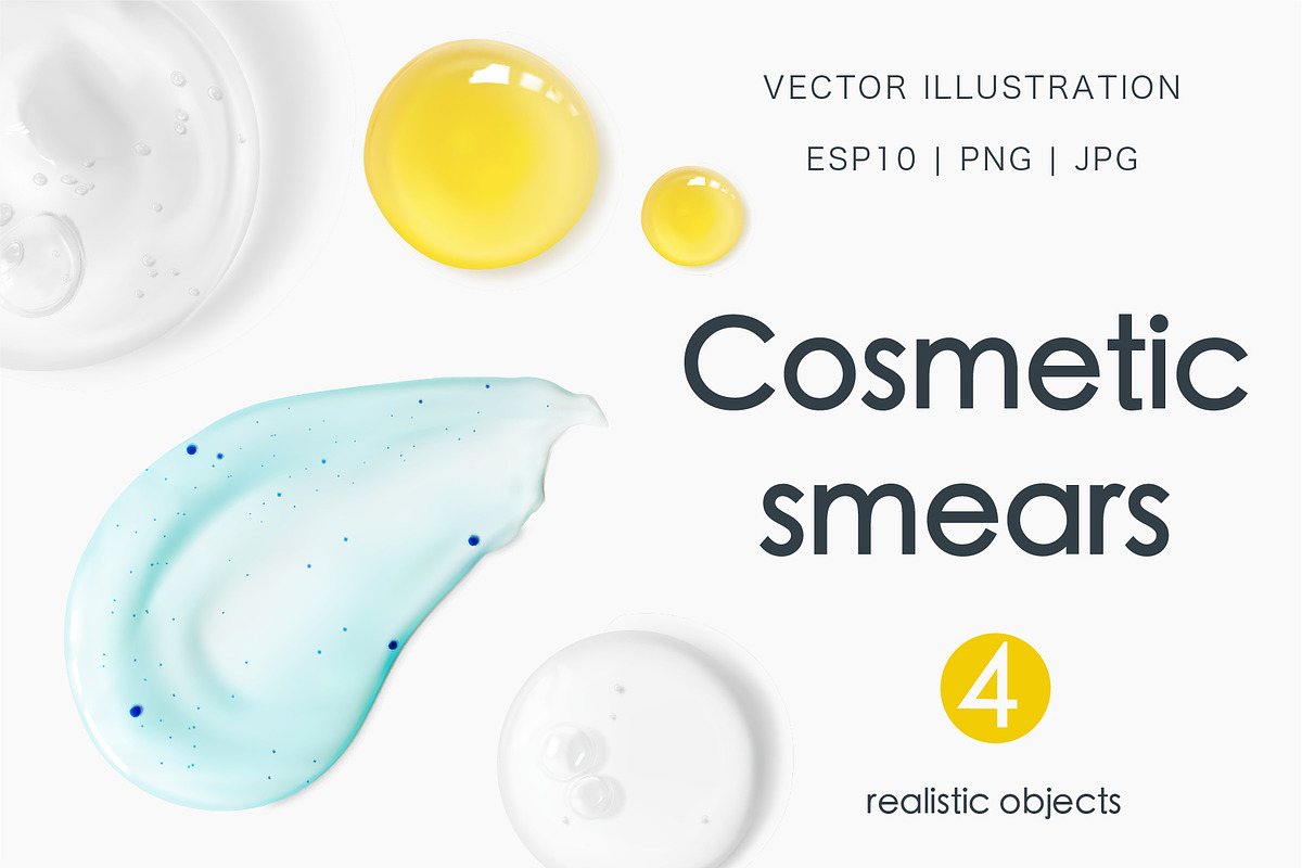 Cosmetic transparent smears, an Object Graphic by Olha Kozachenko (Photo 1 of 5)