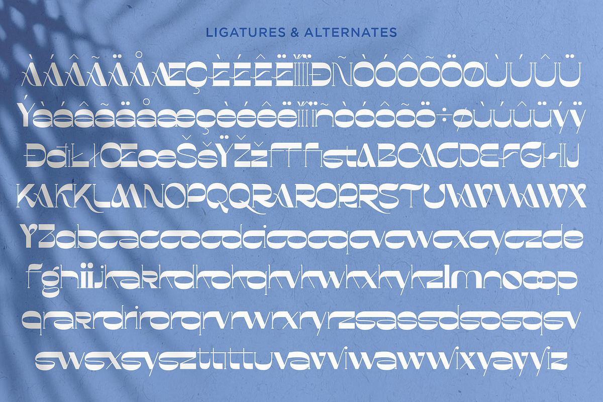 Aghesya Font Modern Stylish, a Sans Serif Font by Graphue (Photo 3 of 9)