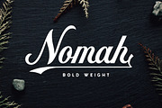 Nomah Bold + Bonus, a Script Font by Nicolas Fredrickson (Thumbnail 1 of 5)