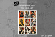 Whimsical Playing Card, Vintage Page, a Person Illustration by Digital Art Mahdiseño (Thumbnail 6 of 10)